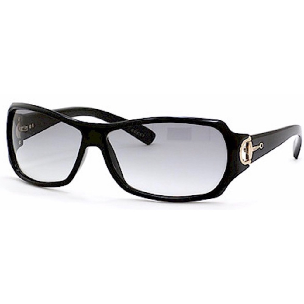⛔️SOLD⛔️ Authentic Gucci Women Black Rectangle Horsebit Sunglasses